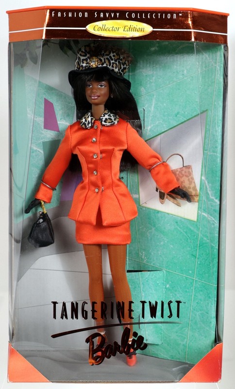 Barbie Fashion Savvy Tangerine Twist Black Barbie Collector Edition 1997 #17860
