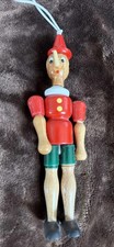 Mastro Geppetto Made In Italy Handmade Pinocchio Wooden Toy Figure 6.5