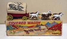 Vintage Morestone "Covered Wagon with Six Horses" ~ Wild West Diecast Toy