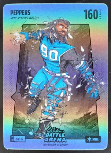 2025 Bo Jackson Battle Arena Julius Peppers Debut Steel SBF-16 JP2
