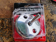 Triplever Style Tub Face Plate / Polished Chrome / Keeney K826