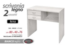 SCRIVANIA SCRITTOIO SALVASPAZIO PORTA PC MODERNO CASA UFFICIO LEGNO 80*40*H76CM