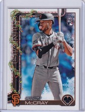 Grant McCray Rookie #H53 2025 Topps Holiday San Francisco Giants Baseball Card
