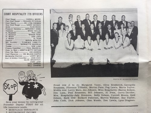 Vintage 1966 IOOF Independent Order of Foresters San Diego Chapter News & Sales - Picture 16 of 18