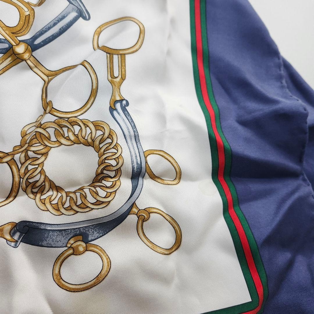 Authentic Gucci Interlocking G Logo Large Scarf T… - image 15