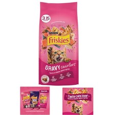 Purina Gravy Swirlers: Chicken & Salmon Dry Cat Food for Adult Cats - 3.15 lb 2.77 per pound
