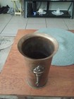 WW1 1917 SHNEIDER SHELL TRENCH ART WW1 BRASS Flaming TorchMotif Umbrella Stand — photo 2