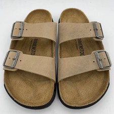 Birkenstock New w/ Box Arizona CT Rugged Men Tabacco Brown Oiled Leather Reg