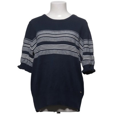 Holly & Whyte by Lindex, Strickpullover, Größe: 2XL, Blau/Weiß, Baumwolle #L2E