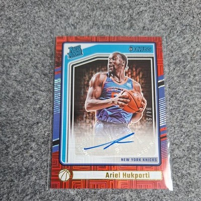 NBA 2024-25 Donruss Red Choice Rated Rookie Autograph #287 Ariel Hukporti #/99