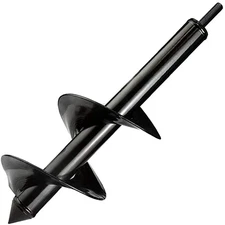 Auger Drill Bit for Planting 4"X12",Garden Plant Flower Bulb Bedding Planter