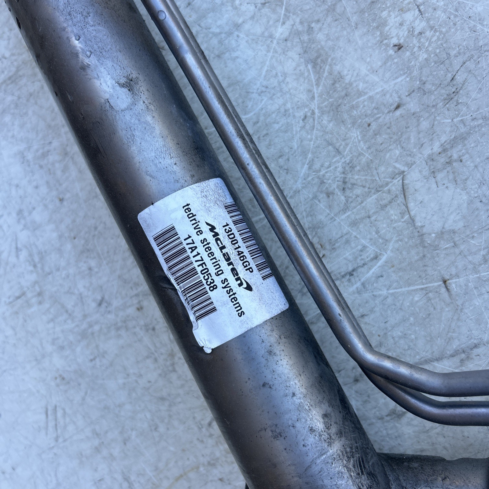 16-21 McLaren 570S Steering Rack & Pinion  13D0146CP.  17A17F0538 OEM