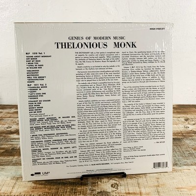 Thelonious Monk - Genius of Modern Music Vol 1 (Vinyl Record) VG+