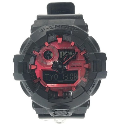 Used Men's G SHOCK Analog Digital GA 700AR 1AJF Analog Digital Quartz Watch 196