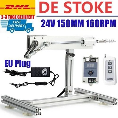 24V 150mm Stroke Linear Actuator Motor Hubkolbenmotor Linearantrieb 160RPM Fast 