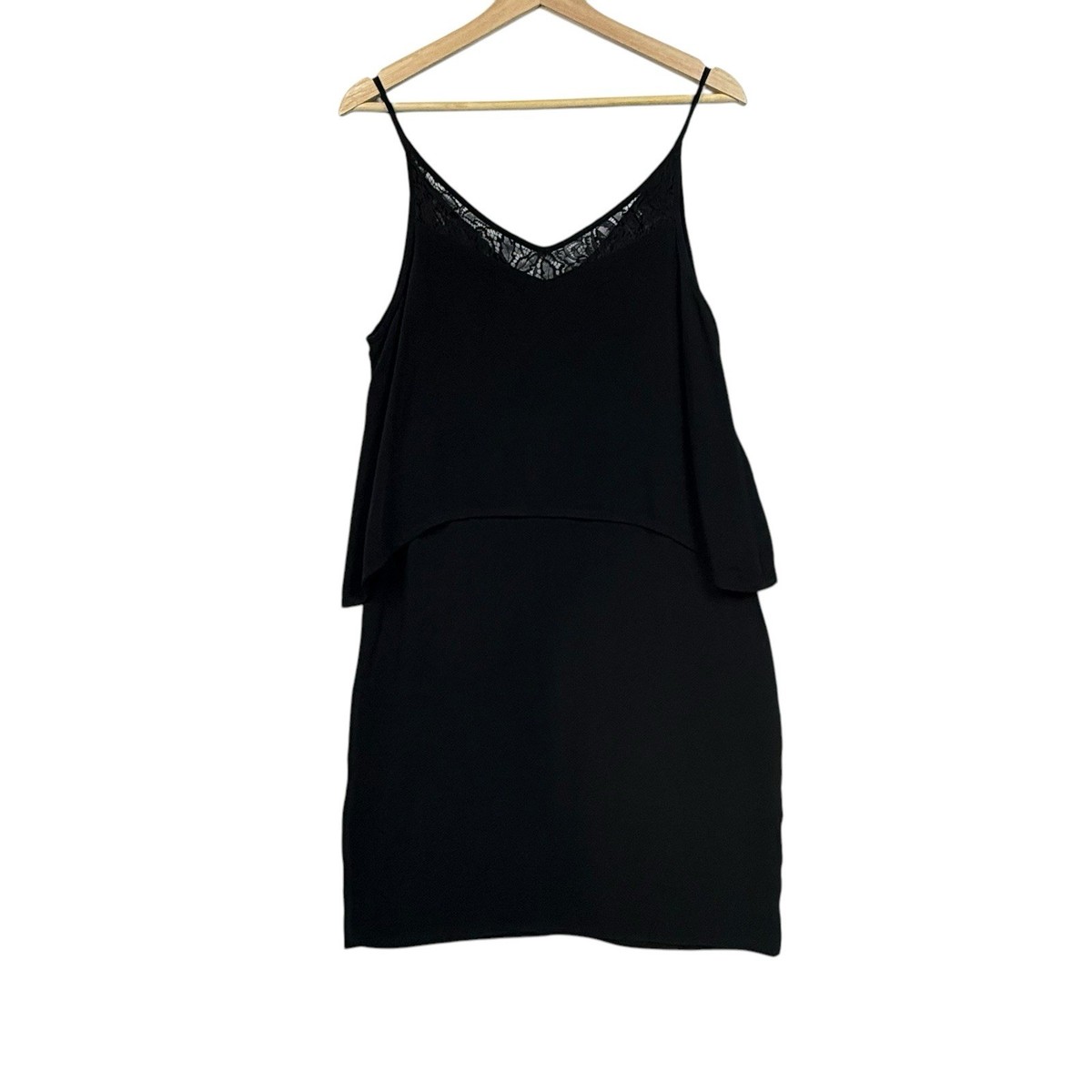 SANDRO Womens Dress 2 Black Sheath Mini Layered Sleeveless Lace Accent | eBay SANDRO Womens Dress 2 Black Sheath Mini Layered Sleeveless Lace Accent | eBay