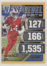 2021 Score Next Level Stats Gold Stefon Diggs #NL12 07rd