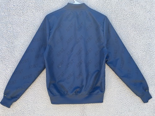 AT&T Employee Exclusive Uniform Jacket Sz XS Blue Windbreaker Workwear Logo - Picture 13 of 18