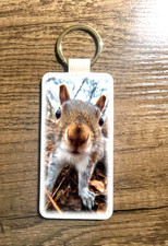 Little squirrel in the jungle LARGE KEYCHAIN accessories M009