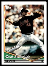 Rick Sutcliffe 1994 Topps #91 Orioles MLB READ FREE SHIPPING AutographDen