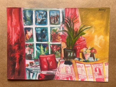 John Bellany (Handmade) Zeichnung Mischtechnik auf altem Papier signiert und ...