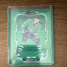 Upper Deck O-Pee-Chee Platinum Emerald Surge Jason Robertson Stars #165 02/10