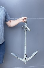 Antique Folding Ship Boat Anchor Maritime Nautical Sea Ocean Vintage 20 Lb