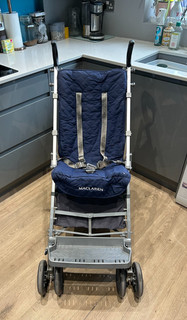 MACLAREN MAJOR ELITE PUSHCHAIR/BUGGY/STROLLER & FOOTBOARD FREE P&P