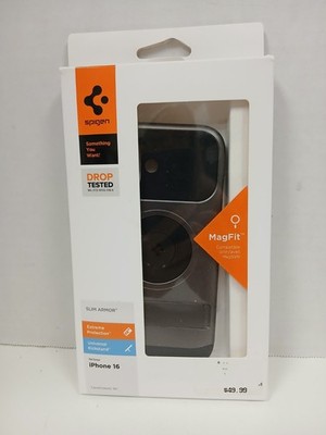 Spigen Slim Armor Magfit Case With Kickstand For iPhone 16