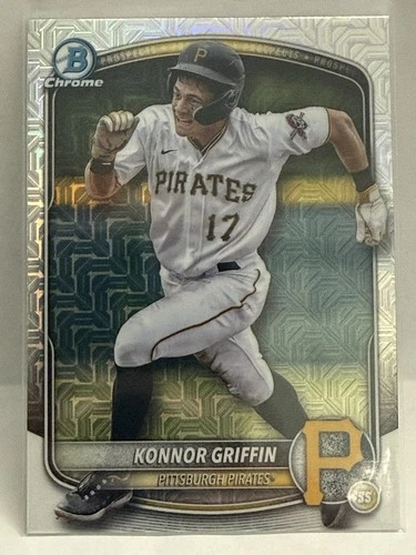 2025 Bowman - Chrome Prospects Konnor Griffin #BCP-86 Mojo Refractor (RC)