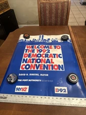 Democratic National Convention DNC New York City Poster W/ Statue Of Liberty WTC