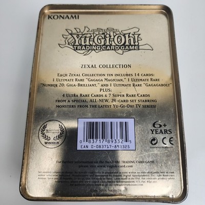 YU-GI-OH! 1996 Konami Shonen Jump ZEXAL Collection Storage Empty