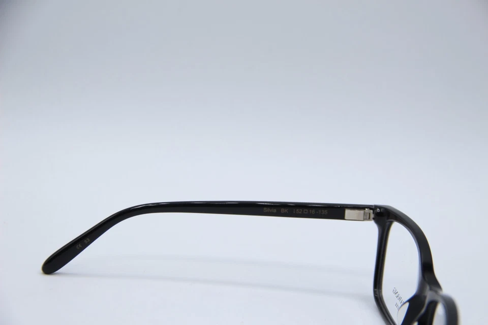 全新 VERA WANG LUXE SILVIA BK 黑色 正品框架 眼镜 52-16 — 第 3/4 张图片