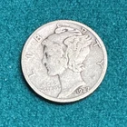 1927 Mercury Dime 90% Silver Coin Good  Details, Circulated