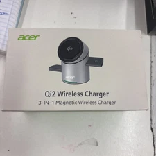 Acer 3 in 1- Qi2 15W iPhone Wireless Charging Station, Magsafe Charger Stand 