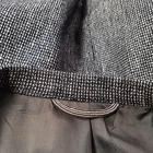 Cappotto sportivo vintage Christian Dior Monsieur 100% seta tweed uomo taglia 44L grigio