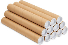 Mailing Tubes - Secure Poster Storage - Art & Blueprint Tube Organizer - Versati