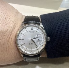 Rolex Cellini Date 18K White Gold 39MM Men’s Watch Ref. 50519 13