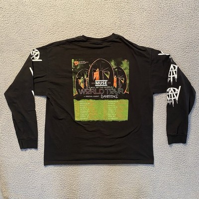 Muse ''Will of the People'' World Tour 2023 w/ Evanescence LS T-Shirt Unisex XL