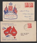 2 Australia 1950 First Day Cover FDC New Design 21/2d KGVI