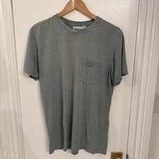 Jungmaven Mens large T-Shirt 55% Hemp 45% Organic Cotton, Clay Green