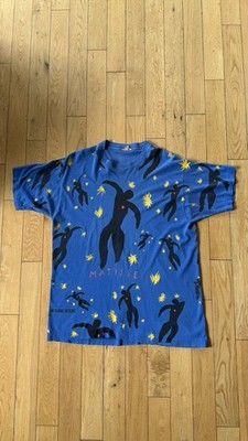 Rare Vintage Henri Matisse Icarus Art All Over T Shirt Size XL Single Stitch