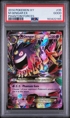 M Gengar-EX graded PSA 2 for sale on eBay