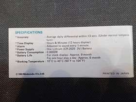 Game & Watch Nintendo Crystal Screen Super Mario Bros. YM-801