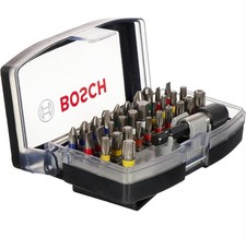 Bosch Professional Screwdriver Bit Set  32pc Extra Hard PZ PH Torx Hex Slotted
