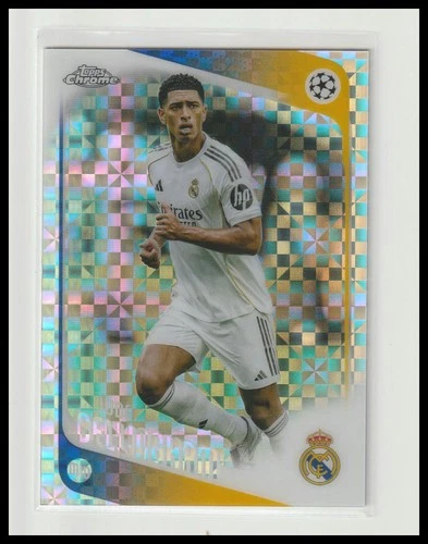 2025-26 Topps Chrome UEFA Club Competitions #64 Jude Bellingham Prism Refractor