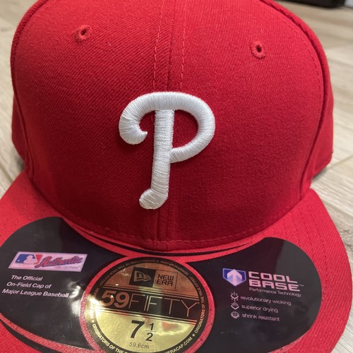 New Era MLB 59FIFTY Philadelphia Phillies Autentic Colection Cool Base 7 1/2 NEW - Picture 3 of 8
