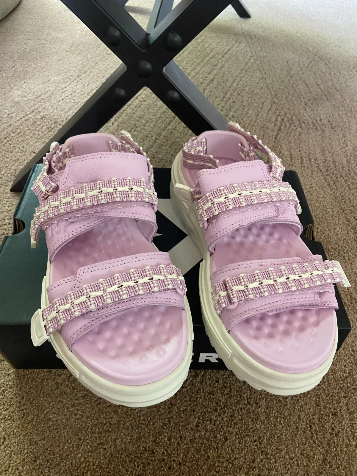 Sandali Converse Run Star Utility PLATFORM CX Stardust lilla egret egret taglia 9