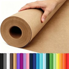 Brown Wrapping Paper Kraft Paper Craft Paper Roll 36" x 2400" 200' for Gift...