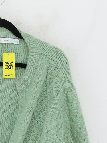 Warehouse Women's Cardigan S Green Acrylic with Other, Polyester Cardigan - Bild 4 von 6